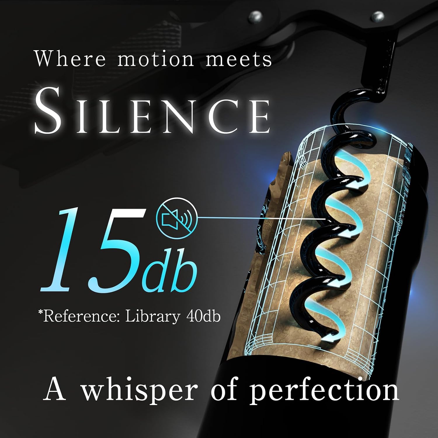 Zero Resistance THE HELIX Corkscrew Silent Wine Bottle Opener Waiters Corkscrew Wine Key