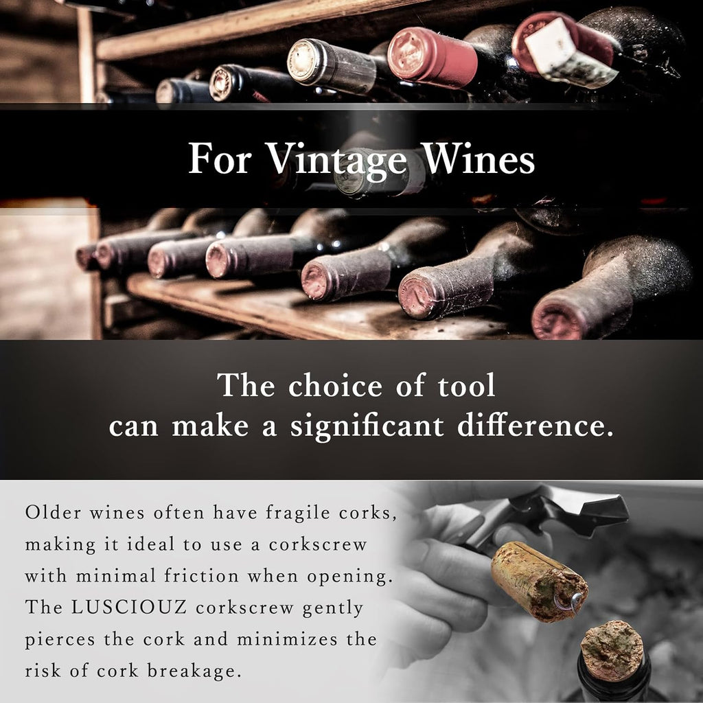 Zero Resistance THE HELIX Corkscrew Silent Wine Bottle Opener Waiters Corkscrew Wine Key